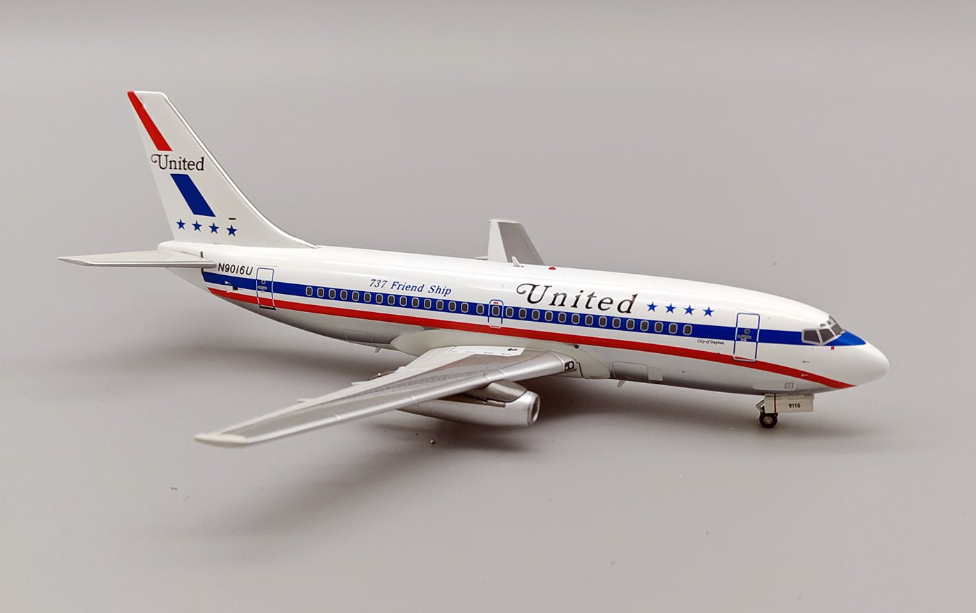 InFlight200 IF732UA0724P 1:200 United Airlines Boeing 737 - 222 N9016U Polished