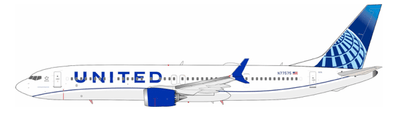 Pre - Order InFlight200 IF739M0825 1:200 United Airlines Boeing 737 - 9 MAX N77575