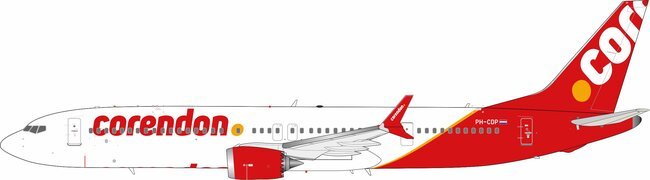 Pre - Order InFlight200 IF739MCD1125 1:200 Corendon Dutch Airlines Boeing 737 - 9 MAX PH - CDP