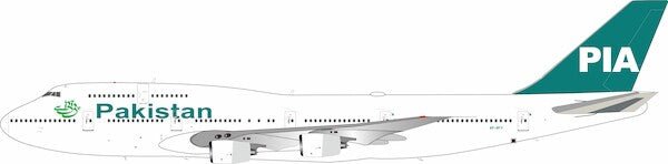 Pre - Order InFlight200 IF743PIA0826 1:200 Pakistan International Airlines - PIA Boeing 747 - 367 AP - BFV