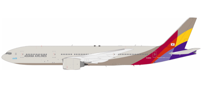 Pre - Order InFlight200 IF772OZ1225 1:200 Asiana Airlines Boeing 777 - 28E/ER HL8284