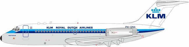Pre - Order InFlight200 IF915KL1126 1:200 KLM Royal Dutch Airlines Douglas DC - 9 - 15 PH - DNA