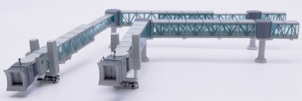 Pre - Order JC Wings Air Passenger Bridge for narrow - body aircraft (Green) - 2 per set