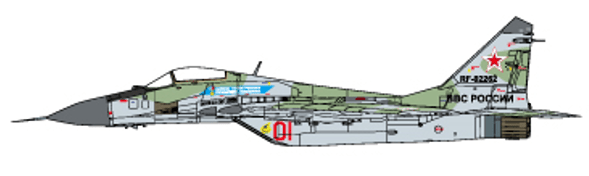 Pre - Order JC Wings CW - 72 - MG29 - 013 MIG - 29E Fulcrum, Russian Air Force, Lipetsk AB, Russia, Hero of Russia General Sulbek Oskanov, 2015