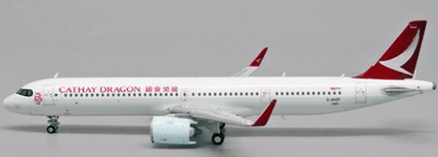 Pre - Order JC Wings EW421N006 1:400 Cathay Dragon Airbus A321NEO "Before delivery version" Reg: D - AVZF