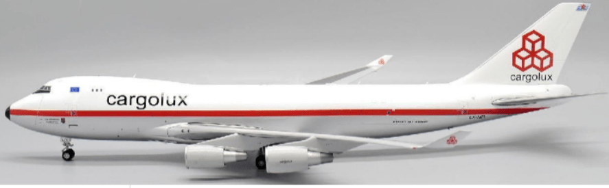 Pre - Order JC Wings JC2CLX0051 1:200 Cargolux Boeing 747 - 400F "Retro Livery"
