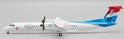 Pre - Order JC Wings JC2LGL0168 1:200 Luxair Bombardier Dash 8 Q400 LX - LQI
