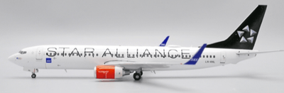 Pre - Order JC Wings JC2SAS0179 1:200 SAS Scandinavian Airlines B737 - 800 LN - RRL "Star Alliance"