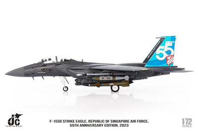 Pre - Order JC Wings JCW - 72 - F15 - 031 1:72 F - 15SG Strike Eagle Republic of Singapore Air Force, 55th Anniversary Edition, 2023