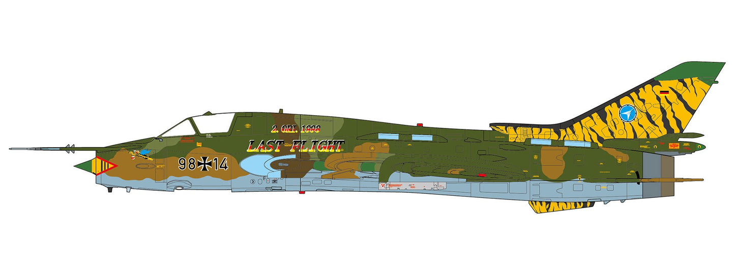 Pre - Order JC Wings JCW - 72 - SU20 - 004 1:72 SU - 22 M4 Fitter K Luftwaffen, Wehrtechnische Dienststelle 61,1998