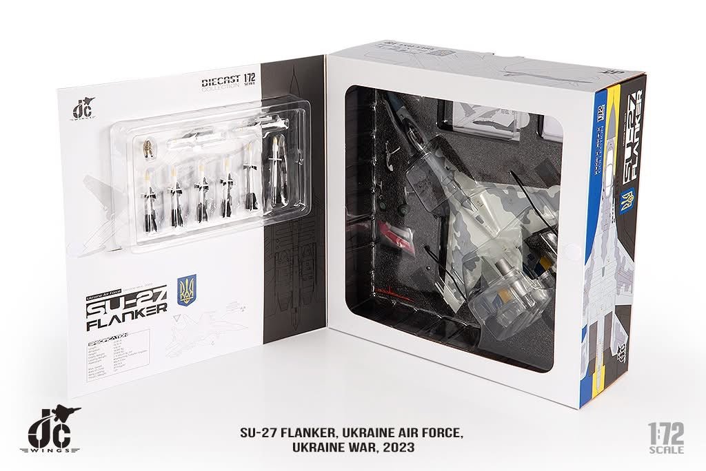 Pre - Order JC Wings JCW - 72 - SU27 - 016 1:72 SU - 27 Flanker Ukraine Air Force, Ukraine War,2023