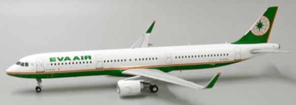 Pre - Order JC Wings LH2095 1:200 Eva Air Airbus A321 B - 16216