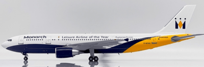 Pre - Order JC Wings LH2318 1:200 Monarch Airlines Airbus A300 - 600R G - MONS "Leisure Airline of the Year"