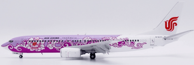 Pre - Order JC Wings LH2360 1:200 Air China Boeing 737 - 800 "Pink Peony" Reg: B - 5177 Flaps Down