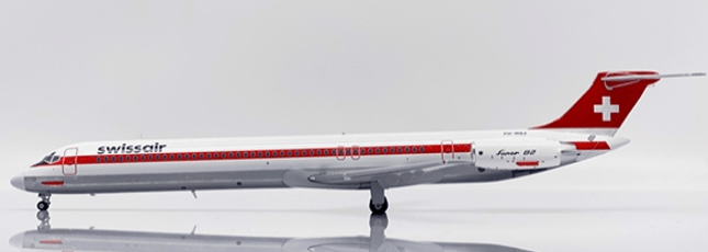 Pre - Order JC Wings LH2373 1:200 Swissair McDonnell Douglas MD - 82 "Polished" Reg: PH - MBZ