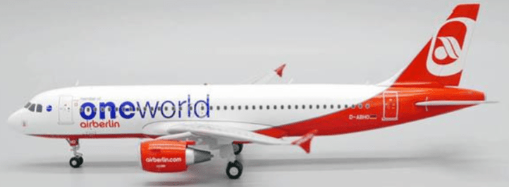 Pre - Order JC Wings LH2BER204 1:200 Air Berlin Airbus A320 D - ABHO "One World"