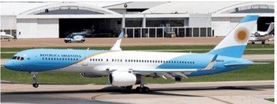 Pre - Order JC Wings LH2GOV446 1:200 Argentina Air Force Boeing 757 - 200