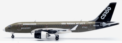 Pre - Order JC Wings LH4082 1:400 Bombardier House Color CS100 "the future of LCY" C - GWYD