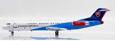 Pre - Order JC Wings LH4236 1:400 Slovakia Government Flying Service Fokker 100 Reg: OM - BYC
