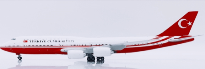 Pre - Order JC Wings LH4346 1:400 Turkey Government Boeing 747 - 8(BBJ) TC - TRK