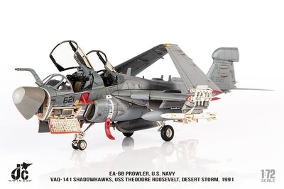 Pre - Order JC Wings Military JCW - 72 - EA6B - 010 1:72 EA - 6B Prowler U.S. NAVY VAQ - 141 Shadowhawks, Desert Storm, 1991
