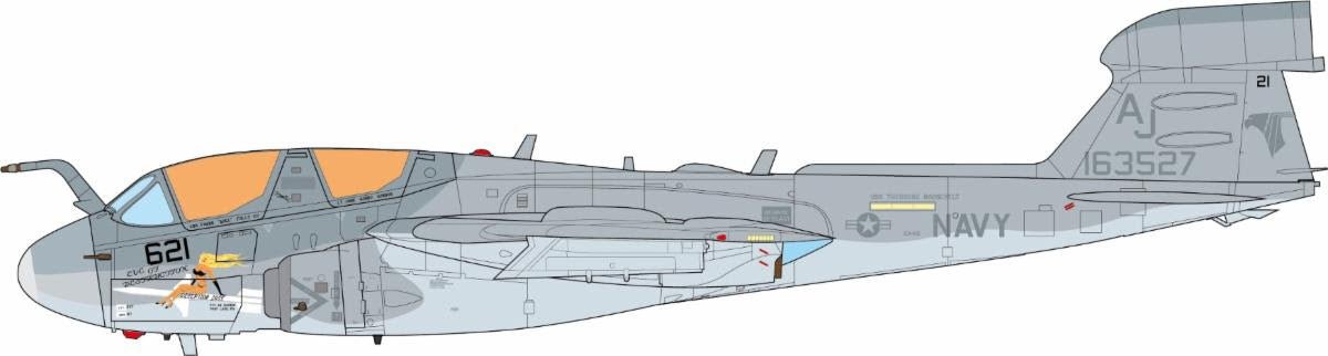 Pre - Order JC Wings Military JCW - 72 - EA6B - 010 1:72 EA - 6B Prowler U.S. NAVY VAQ - 141 Shadowhawks, Desert Storm, 1991