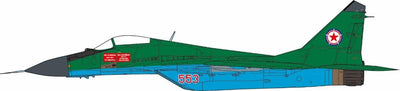 Pre - Order JC Wings Military JCW - 72 - MG29 - 018 1:72 MiG - 29 Fulcrum Korean People's Army Air Force, 1st Air Combat Division, 55th Air Regiment, 2012