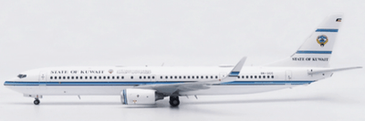 Pre - Order JC Wings Models XX20232A 1:200 State of Kuwait Boeing 737 - 900ER Reg: 9K - GCC Flaps Down