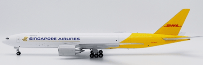 Pre - Order JC Wings SA2021 1:200 DHL (Singapore Airlines) Boeing 777F Reg: 9V - DHA
