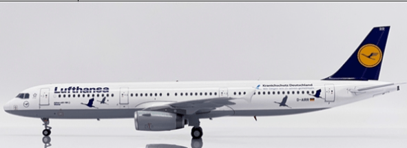 Pre - Order JC Wings SA2032 1:200 Lufthansa Airbus A321 "OC" "Crane Protection Germany" D - AIRR