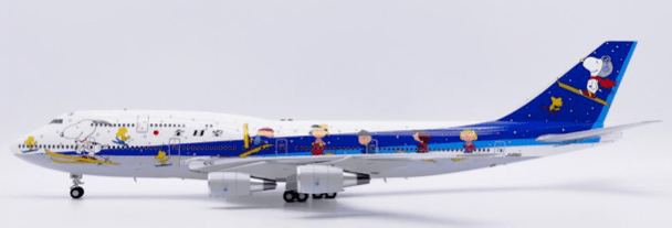 Pre - Order JC Wings SA2053A 1:200 All Nippon Airways Boeing 747 - 400D "Snoopy" Reg: JA8961 "Flaps Down"