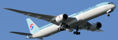 Pre - Order JC Wings SA2069 1:200 Korean Air Boeing 787 - 10 Dreamliner HL8515 "Flaps Down"