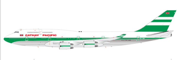 Pre - Order JC Wings SA2101A 1:200 Misc Boeing 747 - 400 "OC, Polished" Reg: VR - HOR "Flaps Down"