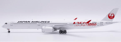 Pre - Order JC Wings SA4027A 1:400 Japan Airlines Airbus A350 - 1000XWB "A350 - 1000" Reg: JA02WJ "Flaps Down"