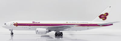 Pre - Order JC Wings XX20056 1:200 Thai Airways Boeing 777 - 200 "The King's 72nd Celebration" Reg: HS - TJG