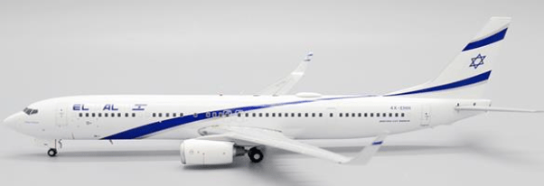 Pre - Order JC Wings XX20084A 1:200 El Al Israel Airlines Boeing 737 - 900ER Reg: 4X - EHH "Flaps Down"