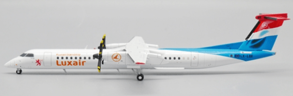Pre - Order JC Wings XX20169 1:200 Luxair Bombardier Dash 8 - Q400 "Luxair Stands Up" Reg: LX - LGE