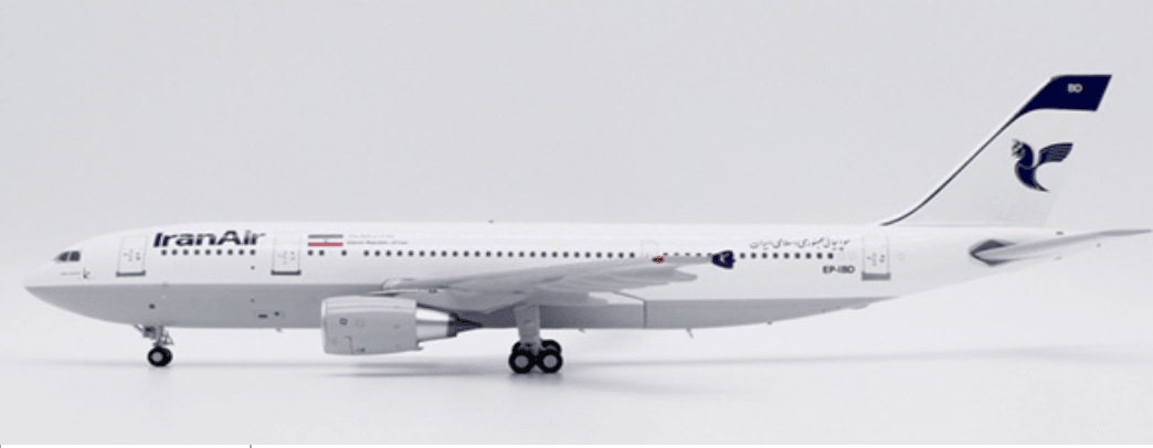 Pre - Order JC Wings XX20210 1:200 Iran Air Airbus A300 - 600R "OC" Reg: EP - IBD