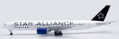Pre - Order JC Wings XX20285A 1:200 United Airlines Boeing 777 - 200ER "Star Alliance" N218UA (Flaps Down)