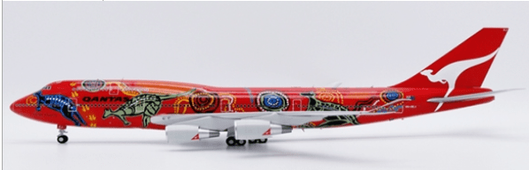 Pre - Order JC Wings XX20377 1:200 Qantas Boeing 747 - 400 "Wunala with GE engine" Reg: VH - OEJ