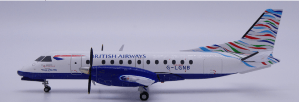 Pre - Order JC Wings XX20400 1:200 British Airways Saab 340B "Waves of the City" Reg: G - LGNB