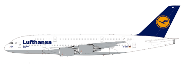 Pre - Order JC Wings XX20451 1:200 Lufthansa Airbus A380 "OC" Reg: D - AIMH