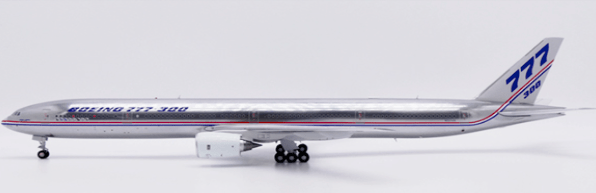 Pre - Order JC Wings XX20456A 1:200 Boeing House Color 777 - 300 "Working Together""Polished" Reg: N5014K "Flaps Down"