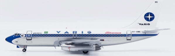 Pre - Order JC Wings XX20509 1:200 Varig Boeing 737 - 200 "Polished" Reg: PP - VMK