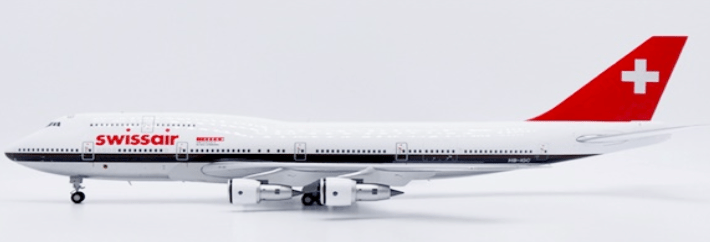 Pre - Order JC Wings XX20527 1:200 Swissair Boeing 747 - 300M "700th Anniversary of the Swiss Confederation""Polished" Reg: HB - IGC