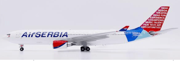 Pre - Order JC Wings XX20598 1:200 Air Serbia Airbus A330 - 200 "Serbia Creates" Reg: YU - ARA