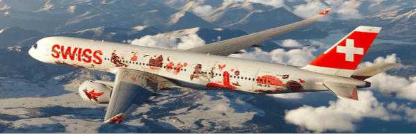 Pre - Order JC Wings XX20747A 1:200 Swiss Airbus A350 - 900XWB "Wanderlust" Reg: HB - IFA "Flaps Down"