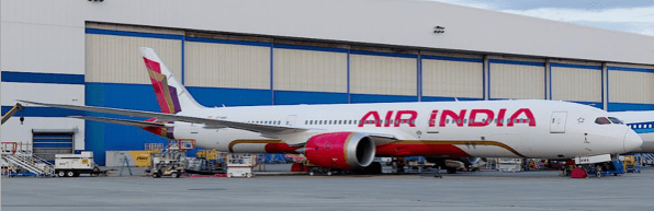 Pre - Order JC Wings XX20831A 1:200 Air India Boeing 787 - 9 Dreamliner "NC" Reg: VT - AWA "Flaps Down"