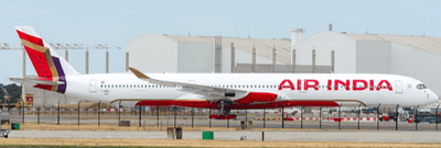 Pre - Order JC Wings XX20832A 1:200 Air India Airbus A350 - 1000XWB Reg: VT - JRO "Flaps Down"
