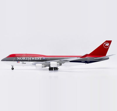 Pre-Order JC Wings XX20882 1:200 Northwest Airlines Boeing 747-400 "Spirit of Asia" Reg: N672US